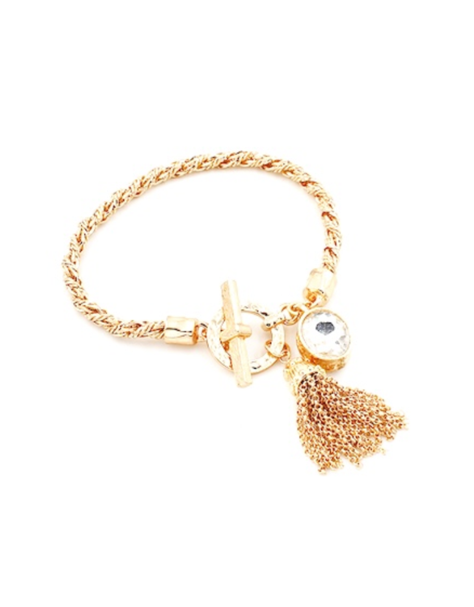 Meghan Browne Gabi Gold Toggle Bracelet