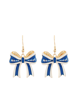 Golden Stella Team Pride Bow Earring