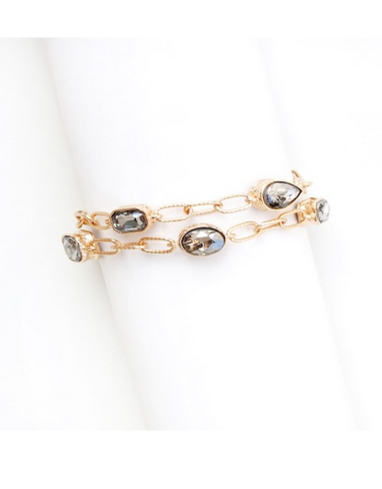 Meghan Browne Goldie Black Diamond Bracelet