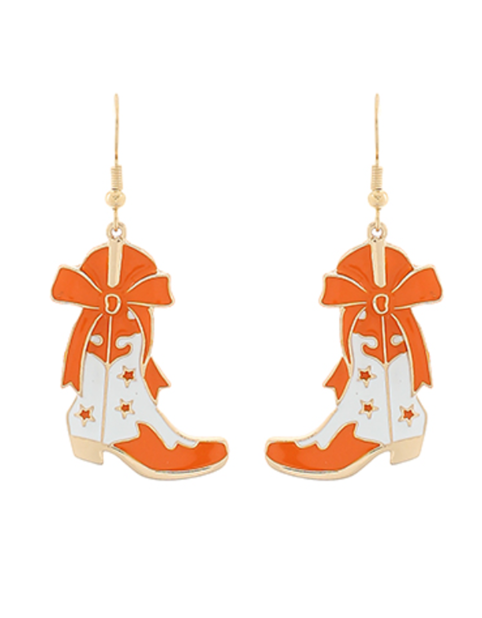 Golden Stella Team Pride Boot Earrings
