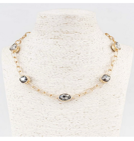 Meghan Browne Bam Black Diamond Necklace