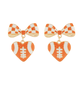 Golden Stella Checkered Board Cheer Earring Golden Stella Checkered Board Cheer Earring