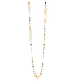 Meghan Browne Bryn Beige Multi Color Necklace