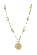 Meghan Browne Radiant Medallion Necklace
