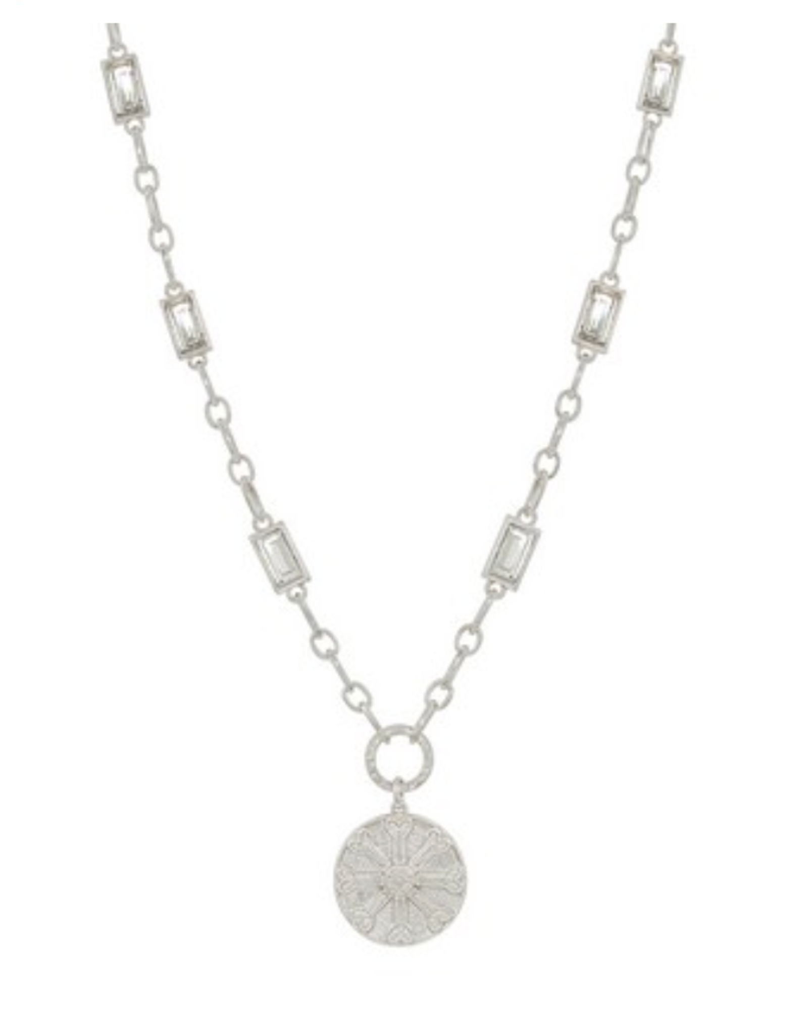 Meghan Browne Radiant Medallion Necklace