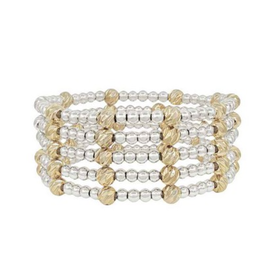 Meghan Browne Hula Gold & Silver Bracelet