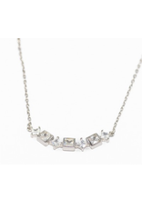 Meghan Browne Alana 18K Necklace with Geometric Shape