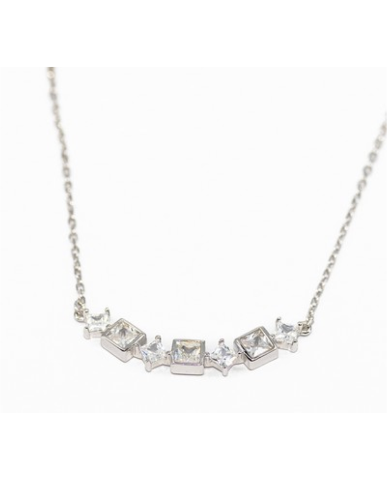 Meghan Browne Alana 18K Necklace with Geometric Shape