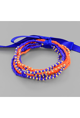 Golden Stella Team Spirit Ribbon Wrap Bracelet