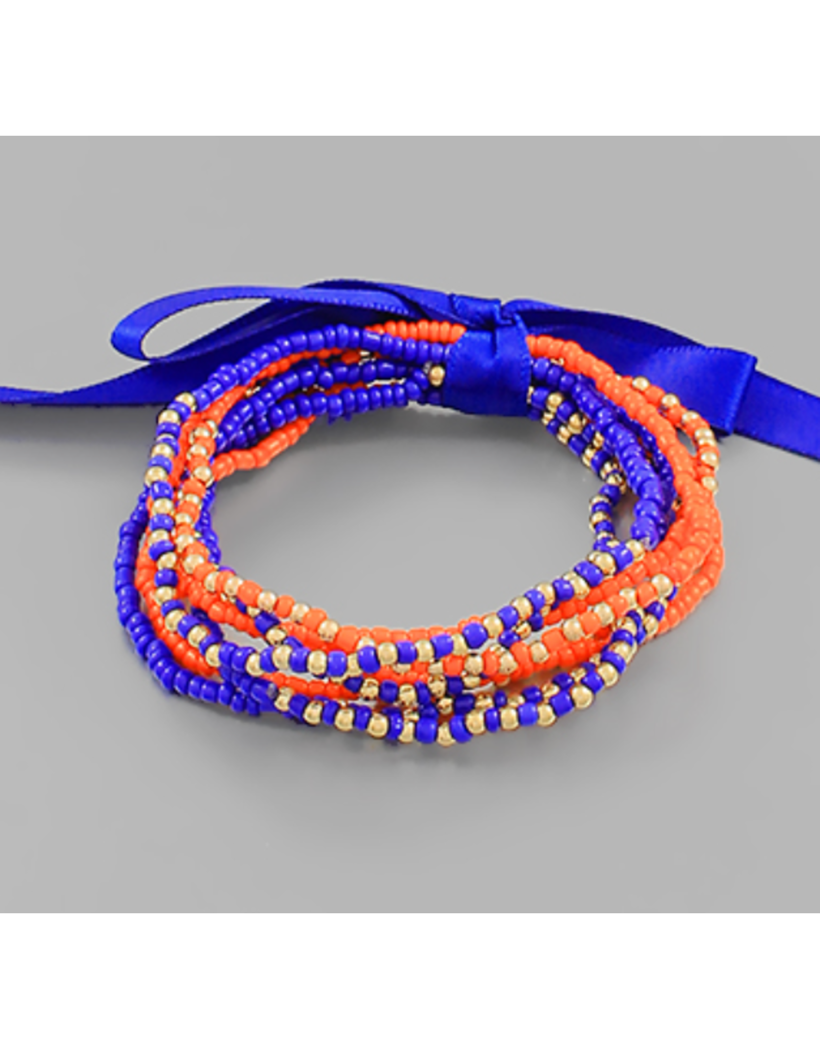 Golden Stella Team Spirit Ribbon Wrap Bracelet