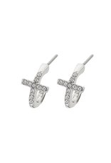 Meghan Browne Cross Loop Earring