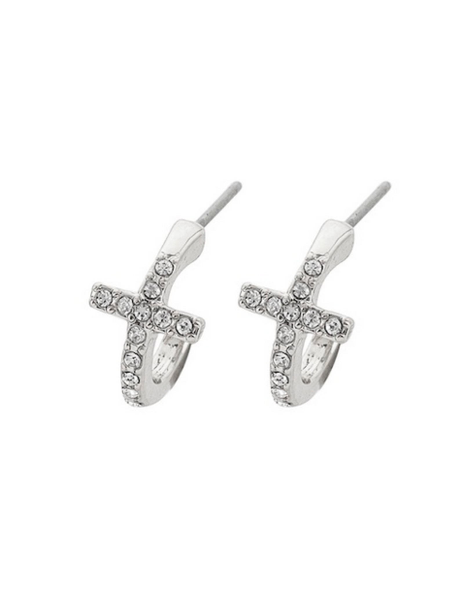Meghan Browne Cross Loop Earring