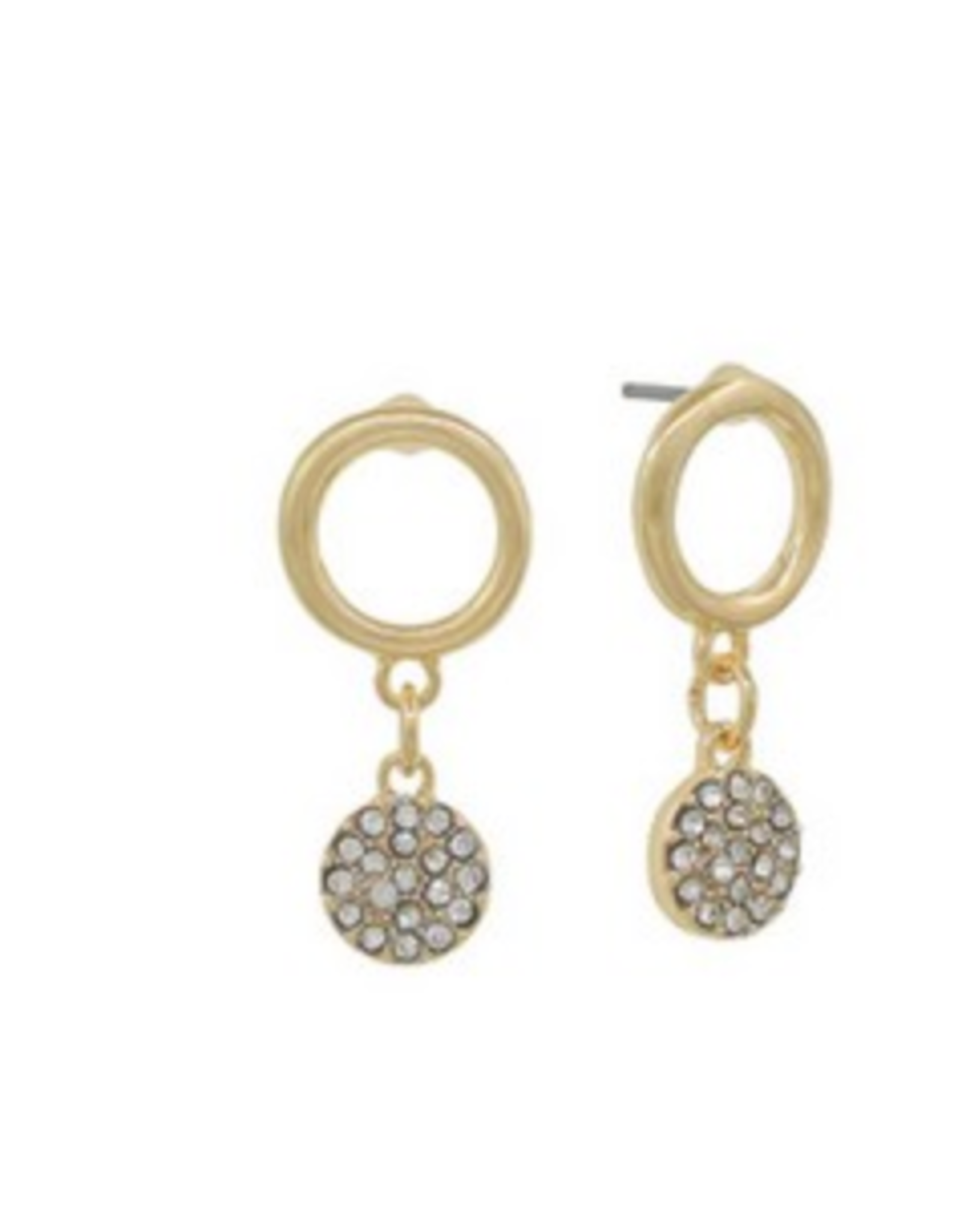 Meghan Browne Round Post with Diamond Dangle