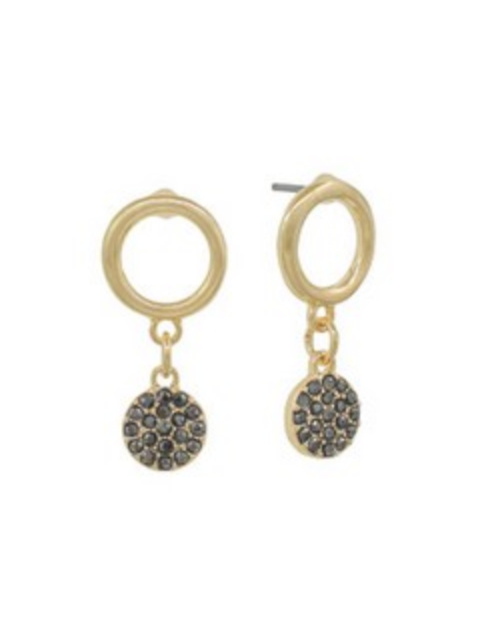 Meghan Browne Round Post with Diamond Dangle