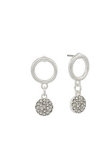 Meghan Browne Round Post with Diamond Dangle