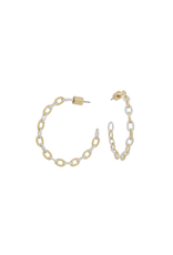 Meghan Browne Ray Gold & Silver Hoop