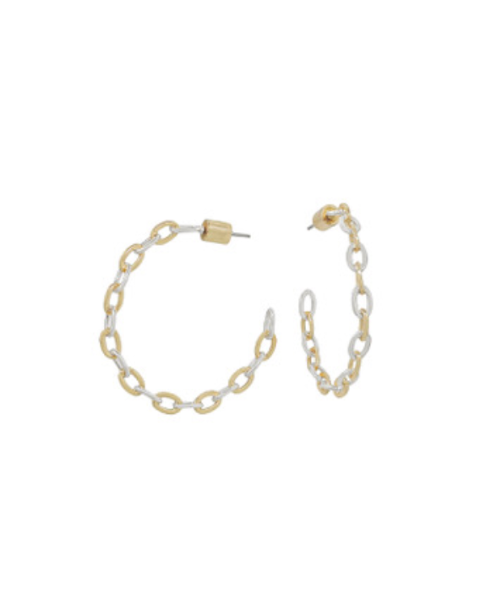 Meghan Browne Ray Gold & Silver Hoop