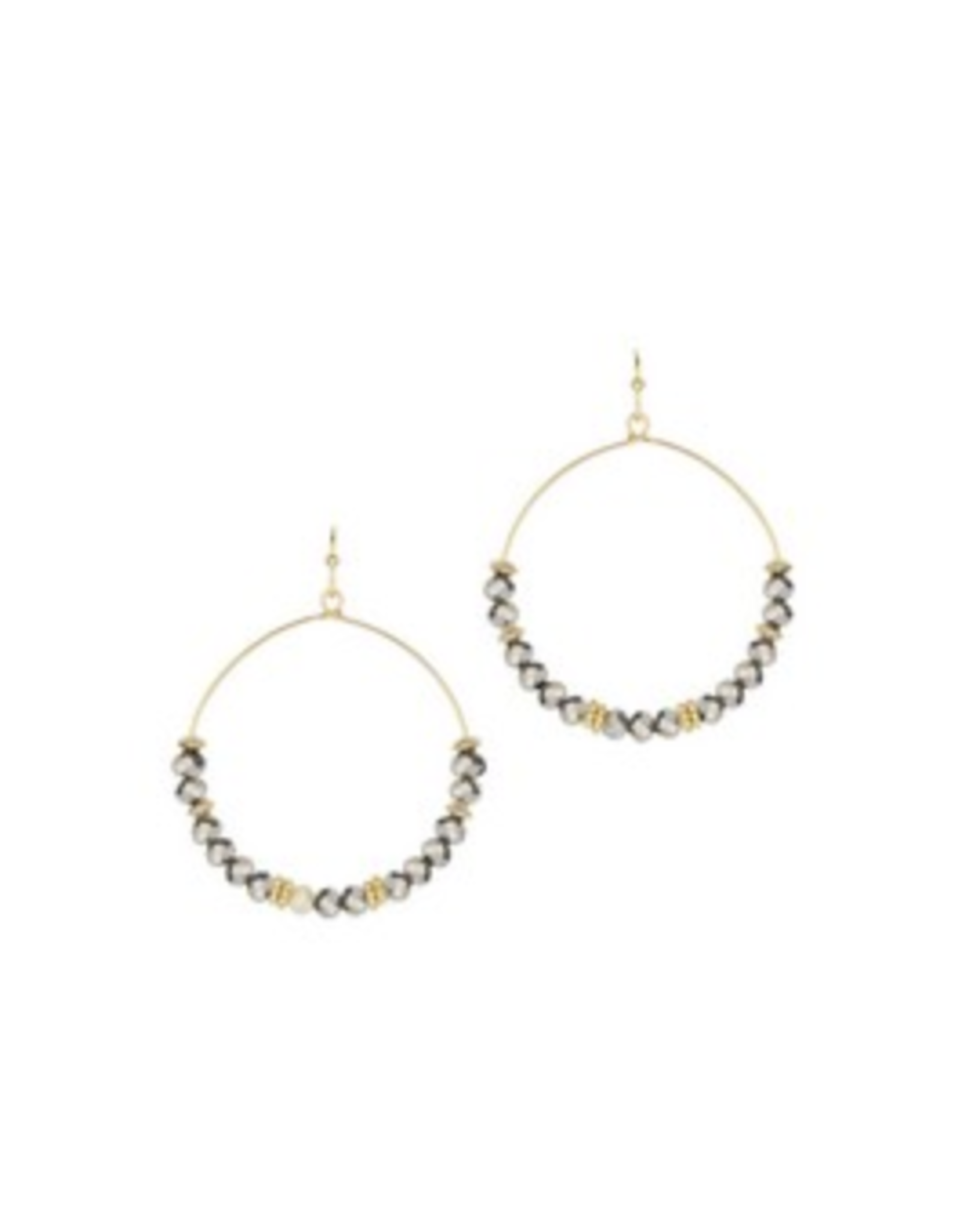 Meghan Browne Sailor Silver Hematite Earrings
