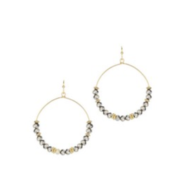 Meghan Browne Sailor Silver Hematite Earrings