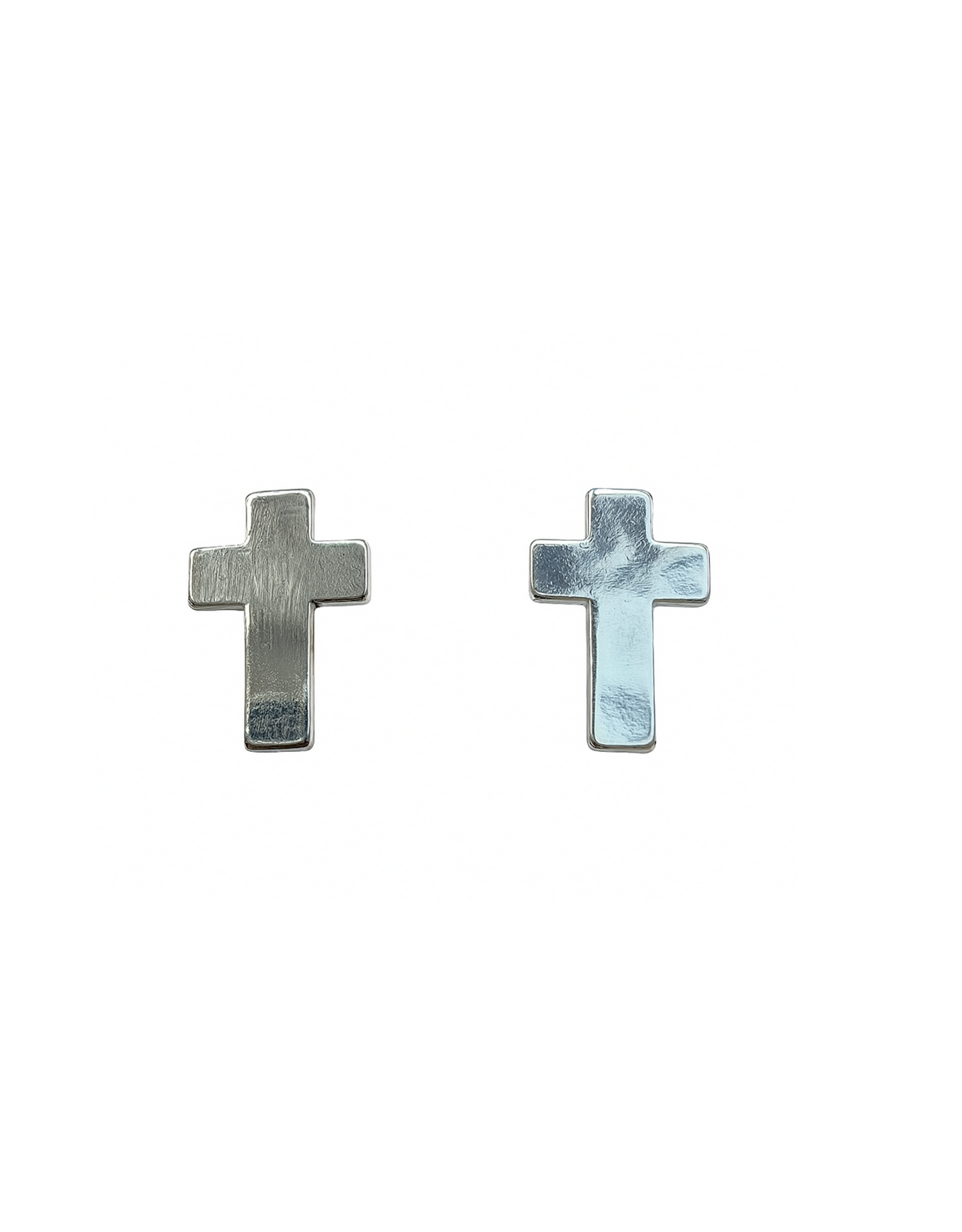 Meghan Browne Zeal Silver Cross Post Earring