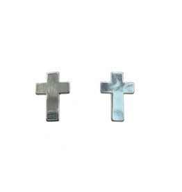 Meghan Browne Zeal Silver Cross Post Earring
