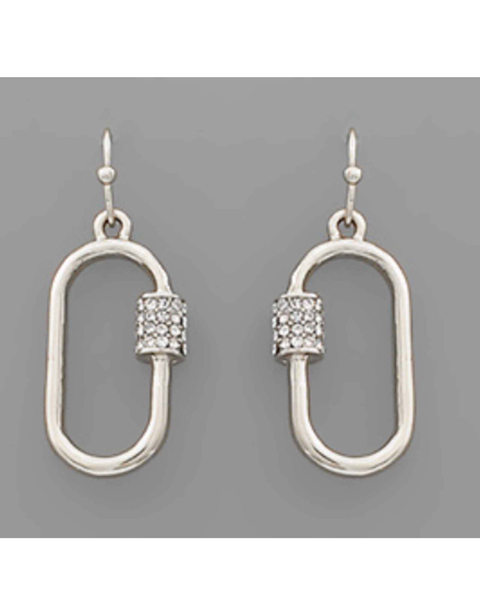 Golden Stella Sparkle Link Drop Earrings