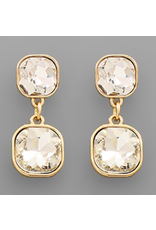 Golden Stella Golden Glow Double Drop Earrings