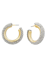Golden Stella Anda Sparkle Hoops