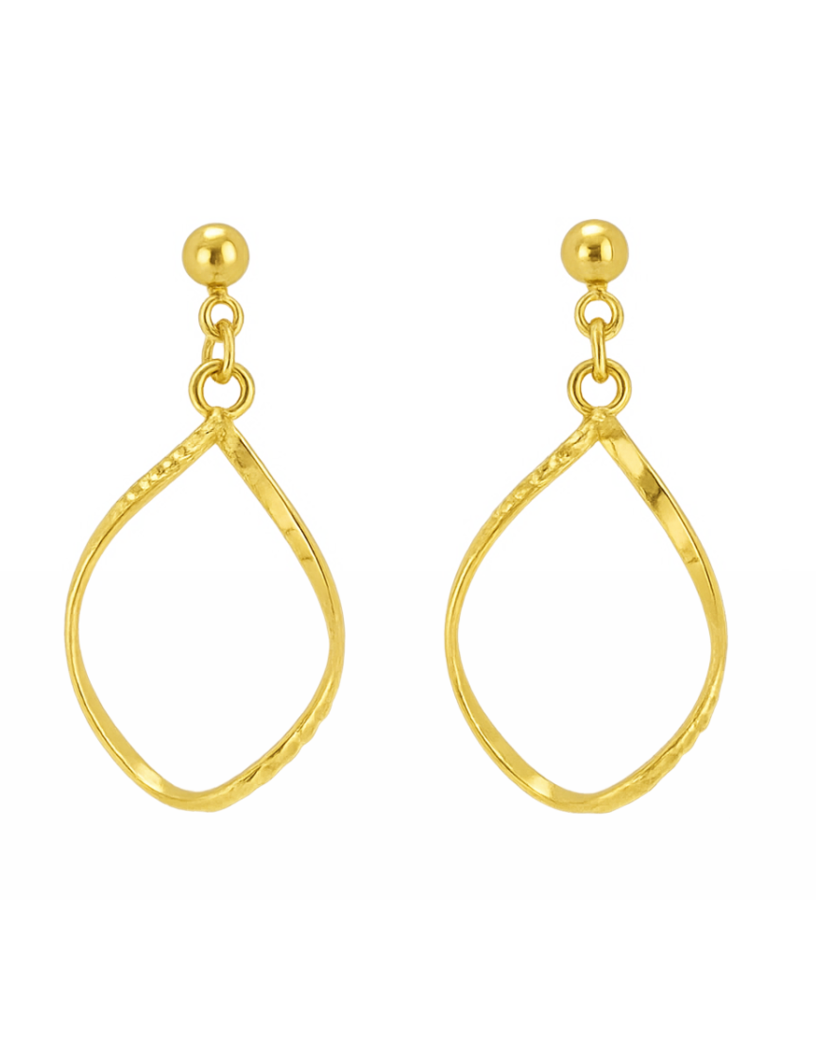 Golden Stella Elena Twisted Gold Dangle