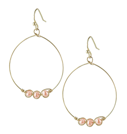 Golden Stella Arlie Gold & Pearl Dangle
