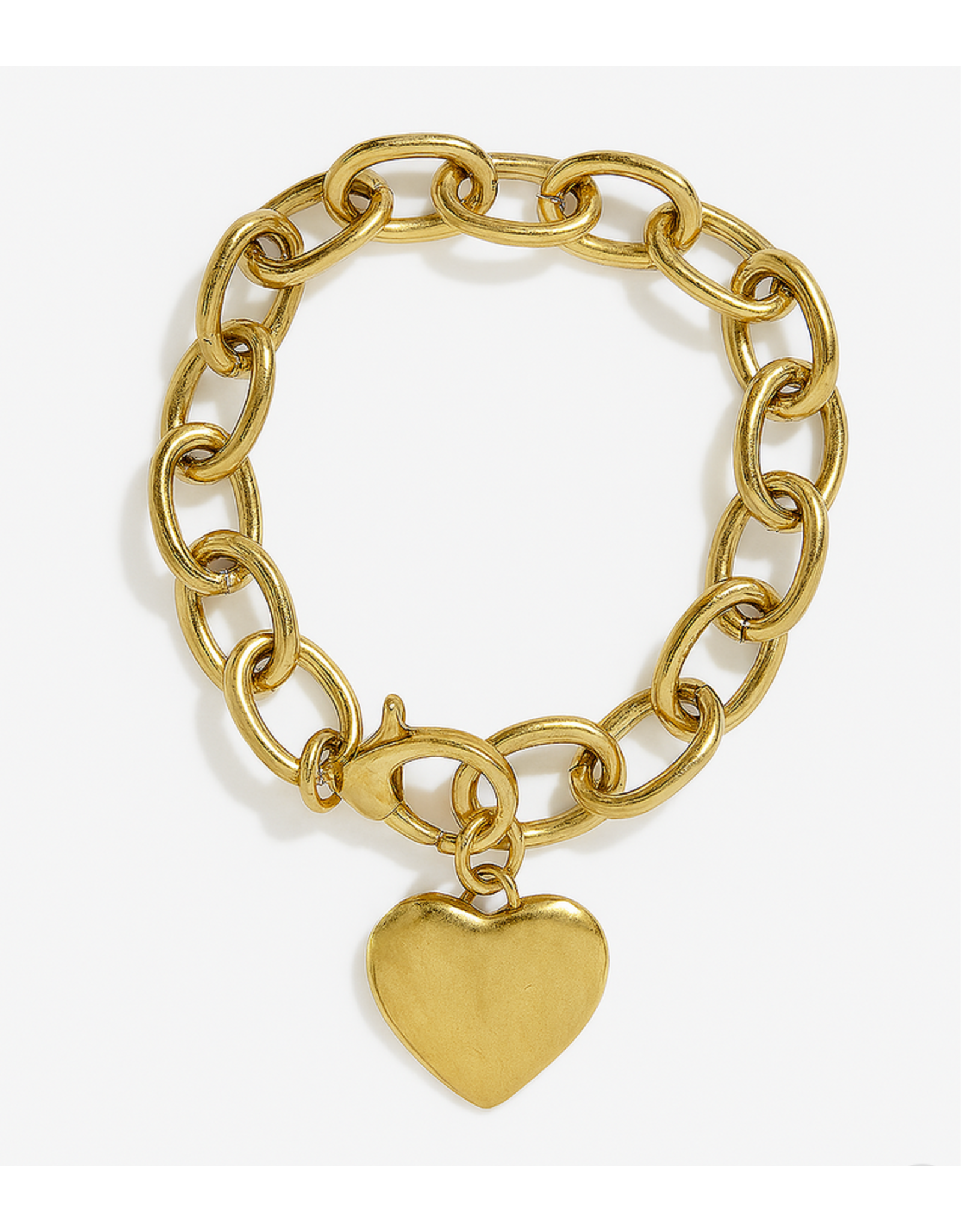 Maryna Golden Heart Charm Bracelet