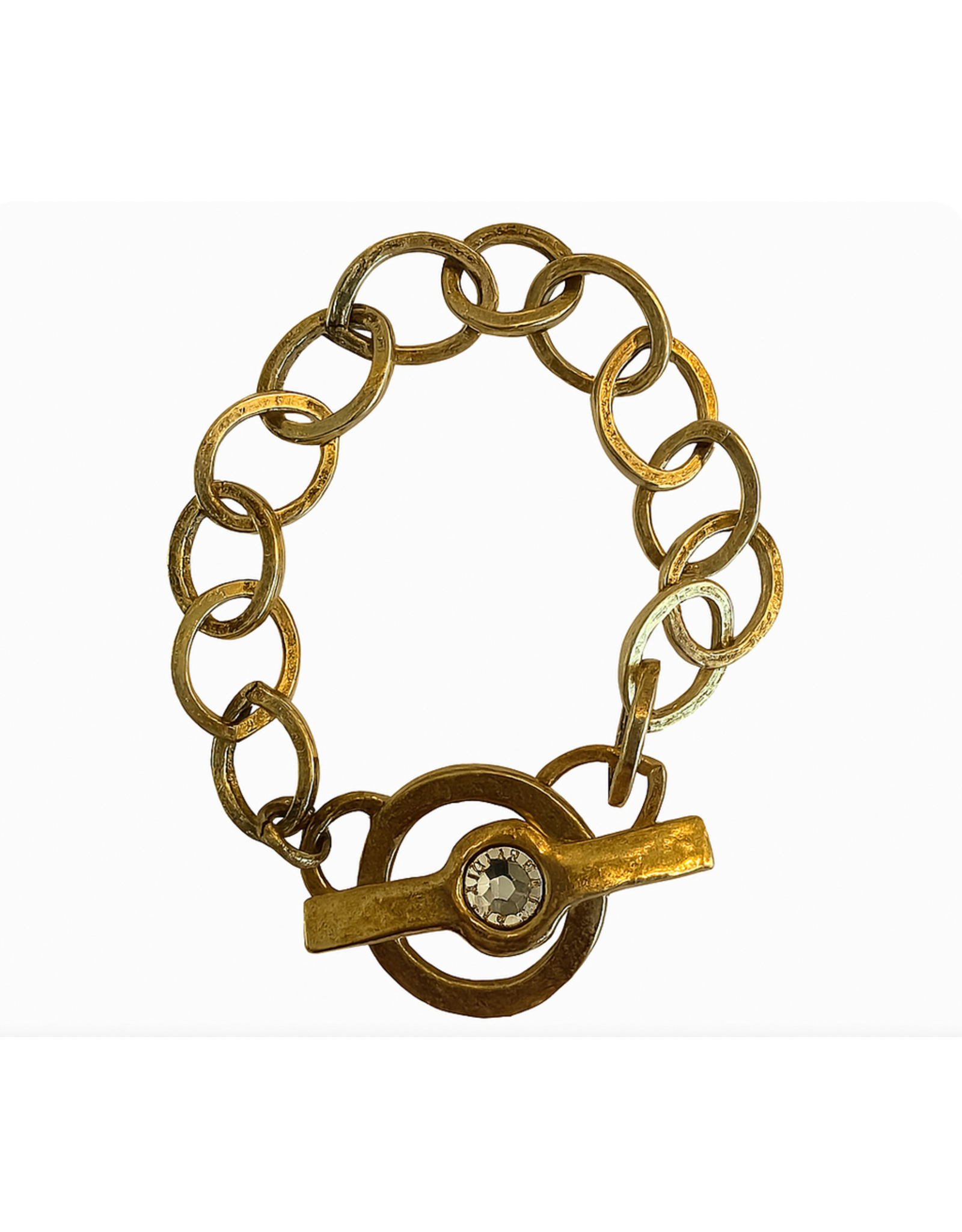 Maryna Radiant Circle Toggle Bracelet