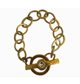 Maryna Radiant Circle Toggle Bracelet