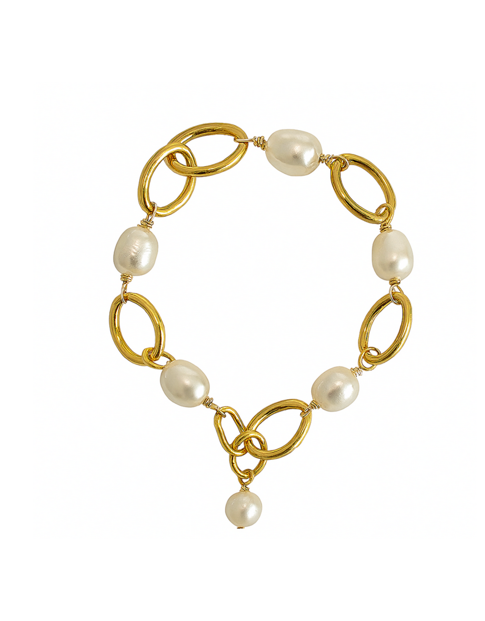Maryna Pearl Grace Link Bracelet