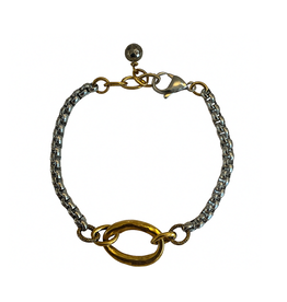 Maryna Linked Grace Two-Tone Bracelet
