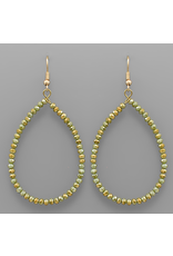 Golden Stella Zera Crystal Earrings