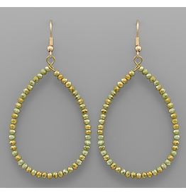 Golden Stella Zera Crystal Earrings