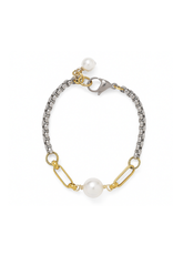 Maryna Modern Grace Pearl Link Bracelet