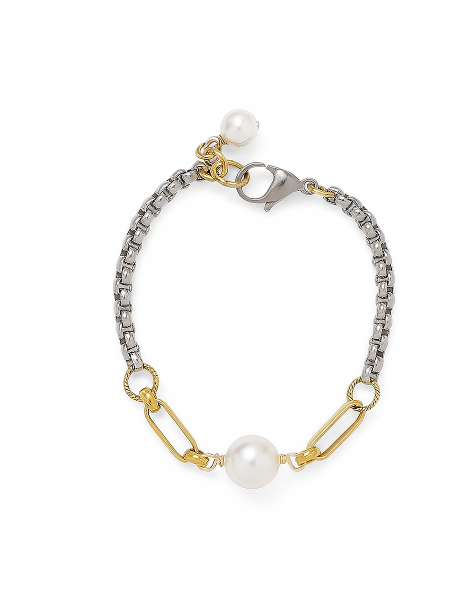 Maryna Modern Grace Pearl Link Bracelet
