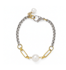 Maryna Modern Grace Pearl Link Bracelet