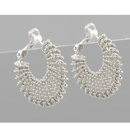 Golden Stella Radiant Cascade Silver Earring