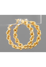 Golden Stella Mia Golden Rope Hoop