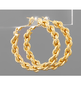 Golden Stella Mia Golden Rope Hoop