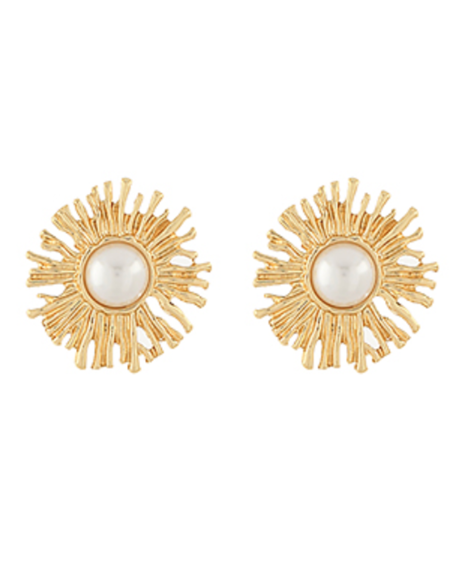 Golden Stella Radiant Starburst Stud