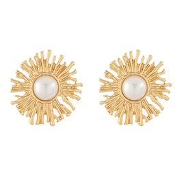 Golden Stella Radiant Starburst Stud
