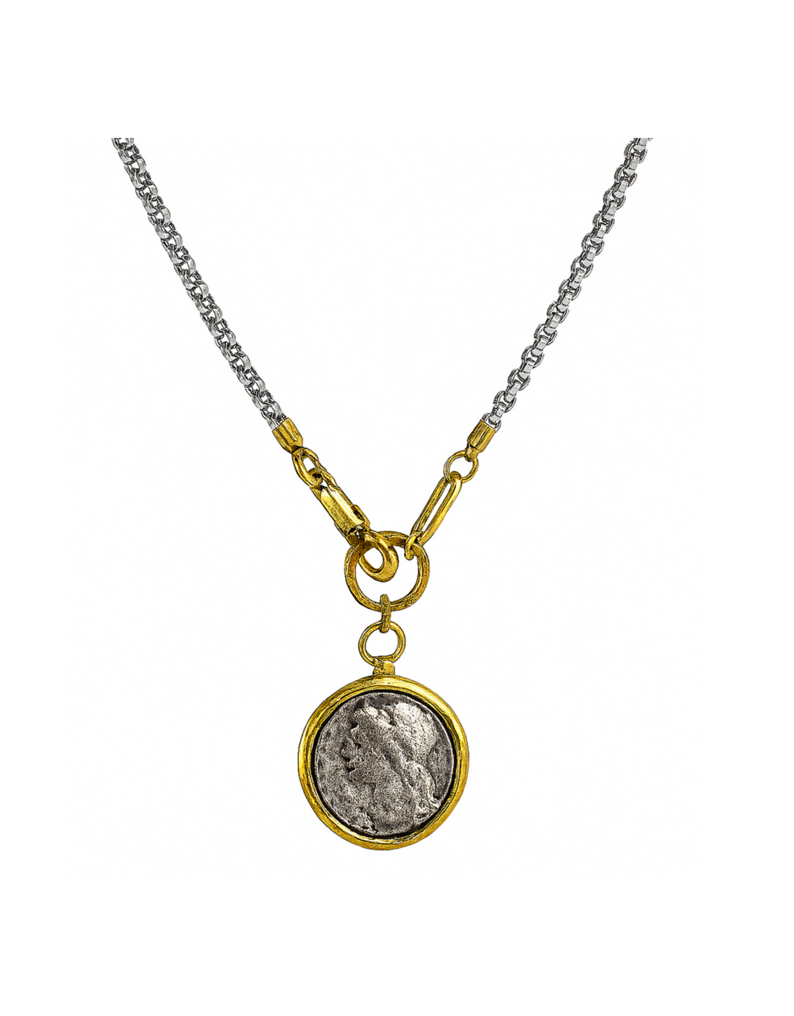 Maryna Roman Grace Coin Necklace