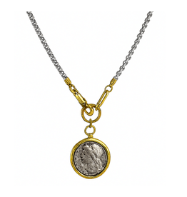 Maryna Roman Grace Coin Necklace