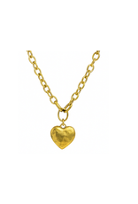 Maryna 1" Golden Grace Heart Necklace