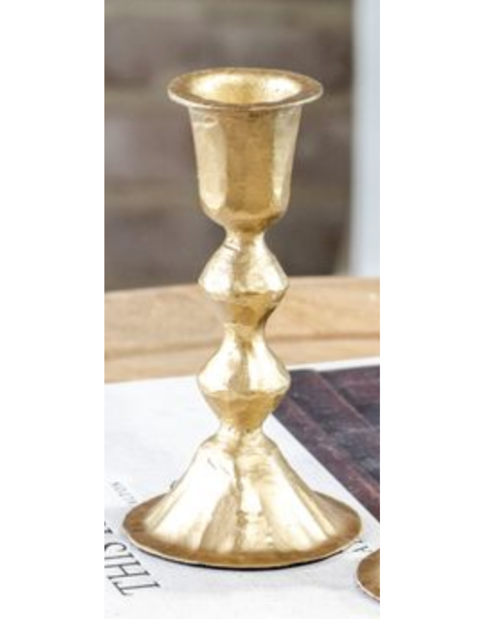 PD Home & Garden 5.5" Lia Brushed Gold Taper