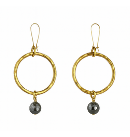 Maryna Midnight Glow Hoop Earrings